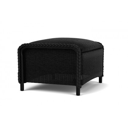 Lloyd Flanders™ Reflections Ottoman, Padded - Ebony