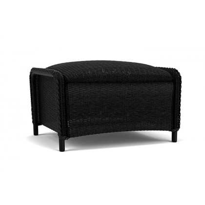 Lloyd Flanders™ Reflections Ottoman, Padded - Ebony