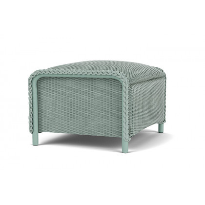 Lloyd Flanders™ Reflections Ottoman, Padded - Sea Glass