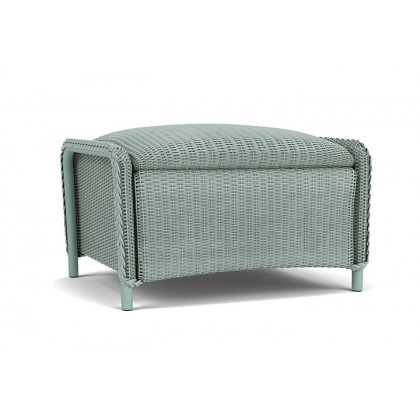 Lloyd Flanders™ Reflections Ottoman, Padded - Sea Glass