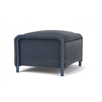 Lloyd Flanders™ Reflections Ottoman, Padded - Denim Blue