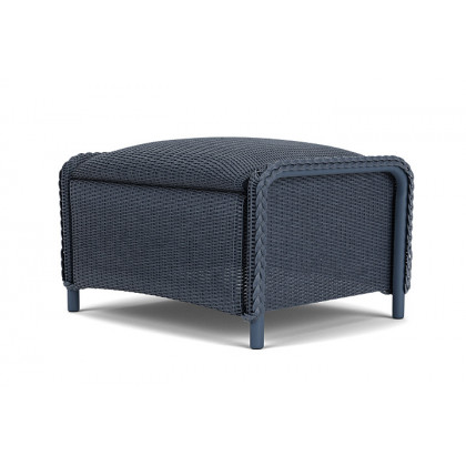 Lloyd Flanders™ Reflections Ottoman, Padded - Denim Blue