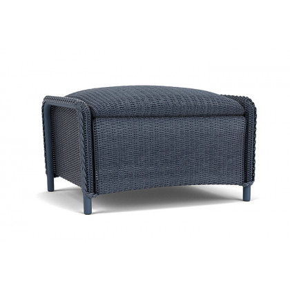 Lloyd Flanders™ Reflections Ottoman, Padded - Denim Blue