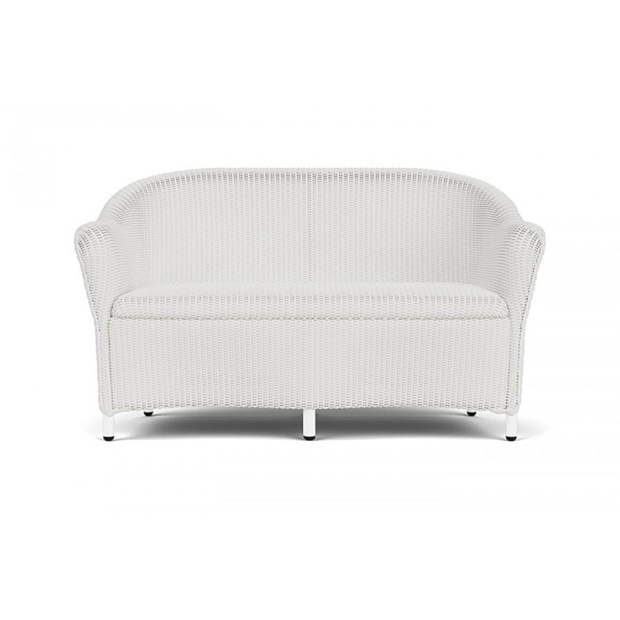 Lloyd Flanders™ Reflections Loveseat with Padded Seat - Matte White