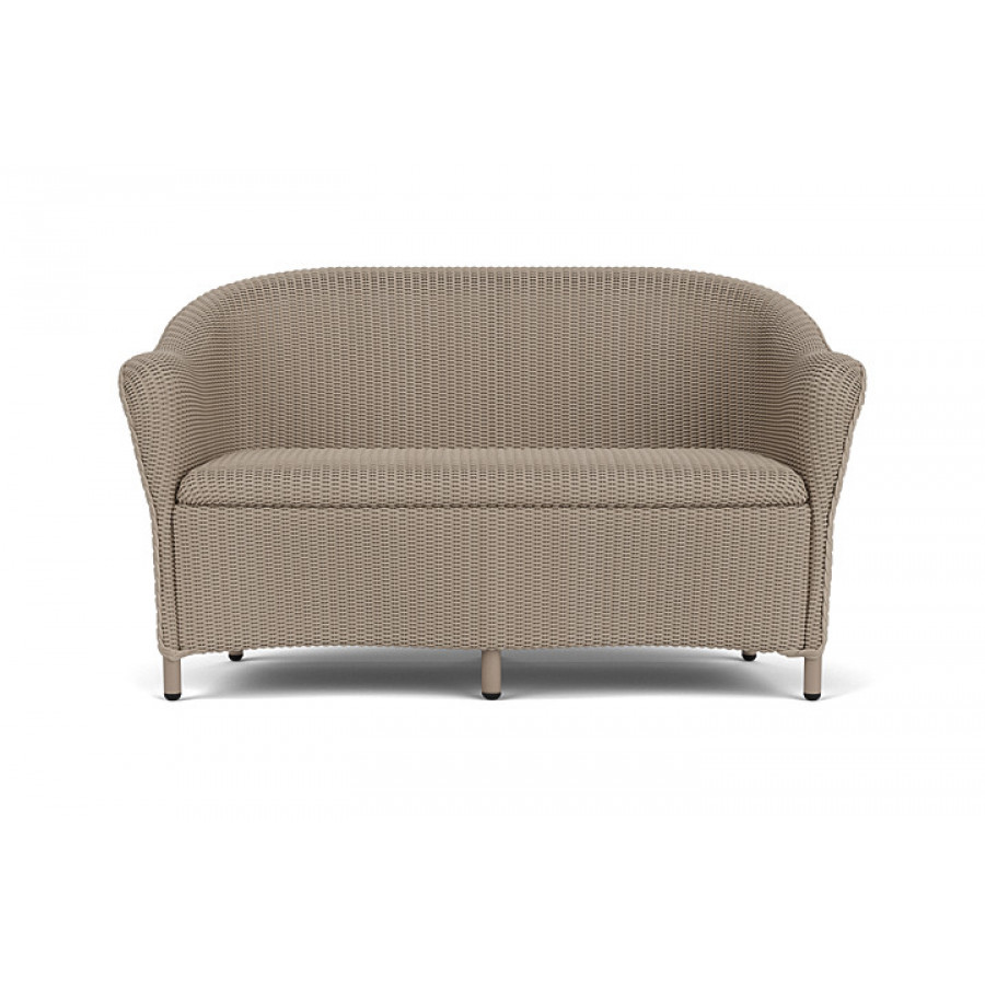 Lloyd Flanders™ Reflections Loveseat with Padded Seat - French Beige