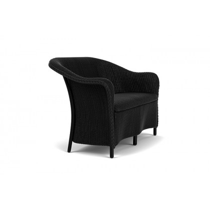 Lloyd Flanders™ Reflections Loveseat with Padded Seat - Ebony