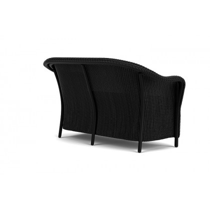 Lloyd Flanders™ Reflections Loveseat with Padded Seat - Ebony