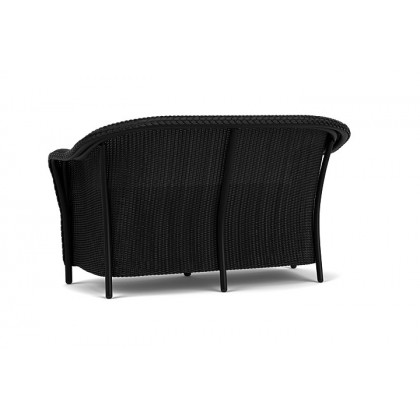 Lloyd Flanders™ Reflections Loveseat with Padded Seat - Ebony