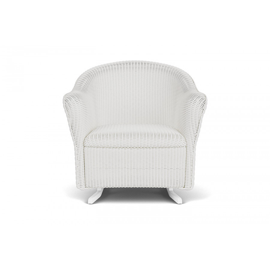 Lloyd Flanders™ Reflections Spring Rocker with Padded Seat - Matte White