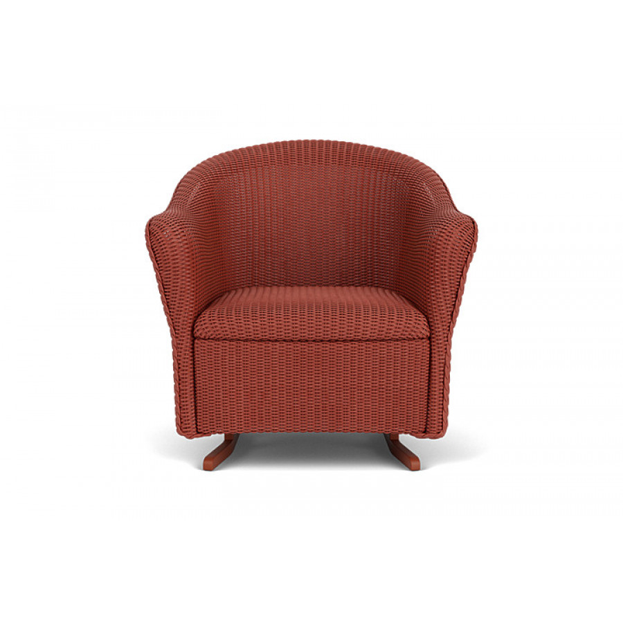 Lloyd Flanders™ Reflections Spring Rocker with Padded Seat - Terracotta