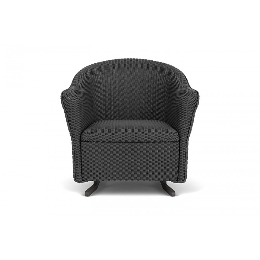 Lloyd Flanders™ Reflections Spring Rocker with Padded Seat - Charcoal
