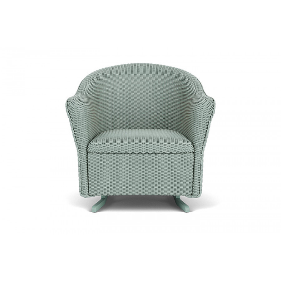 Lloyd Flanders™ Reflections Spring Rocker with Padded Seat - Sea Glass