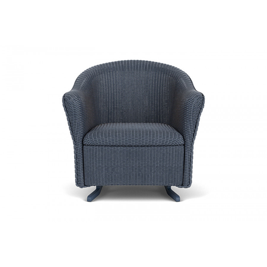 Lloyd Flanders™ Reflections Spring Rocker with Padded Seat - Denim Blue
