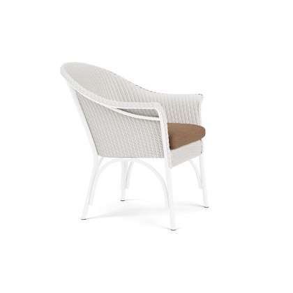 Lloyd Flanders™ All Seasons Lounge Chair - White, Canvas Natural