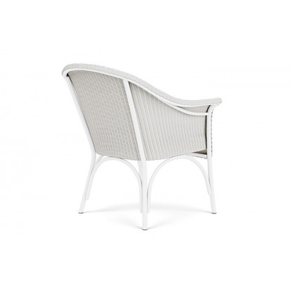 Lloyd Flanders™ All Seasons Lounge Chair - Matte White, Canvas Natural