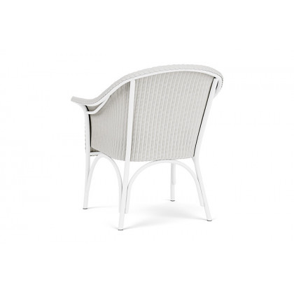 Lloyd Flanders™ All Seasons Lounge Chair - Matte White, Canvas Natural
