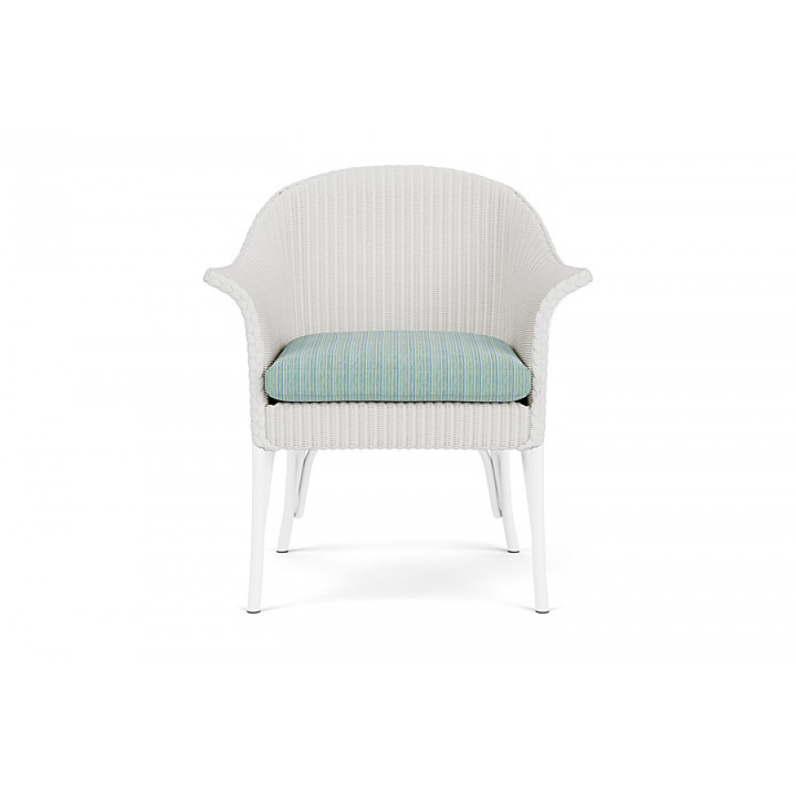 Lloyd Flanders™ All Seasons Lounge Chair - Matte White, Unearth Dew