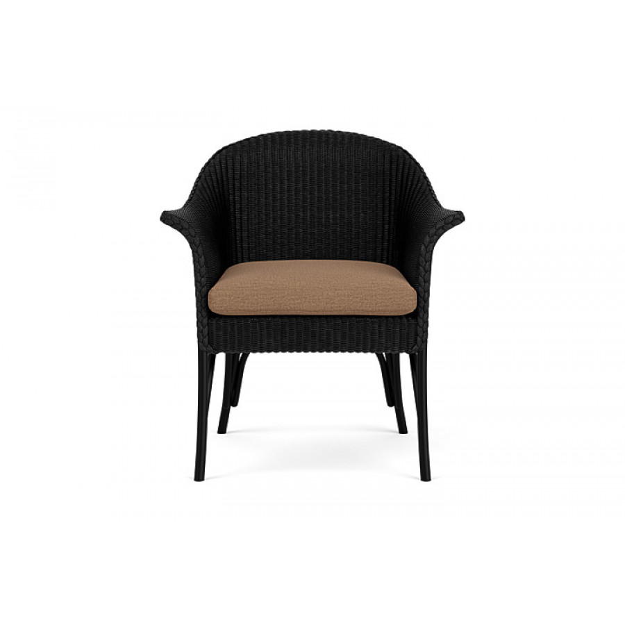 Lloyd Flanders™ All Seasons Lounge Chair - Ebony, Canvas Natural