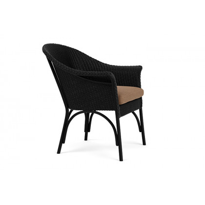 Lloyd Flanders™ All Seasons Lounge Chair - Ebony, Canvas Natural