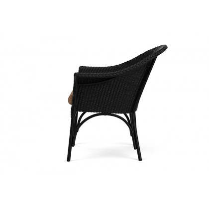 Lloyd Flanders™ All Seasons Lounge Chair - Ebony, Canvas Natural