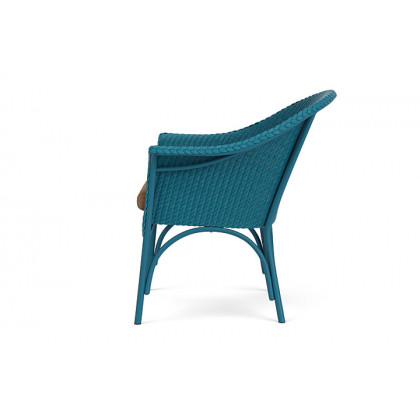 Lloyd Flanders™ All Seasons Lounge Chair - Peacock, Canvas Natural
