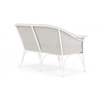 Lloyd Flanders™ All Seasons Settee - White, Callen Celadon