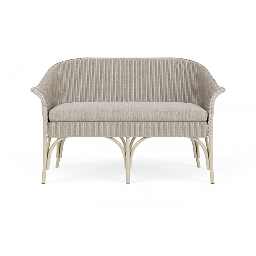 Lloyd Flanders™ All Seasons Settee - Linen, Callen Celadon