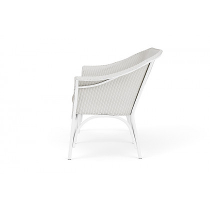 Lloyd Flanders™ All Seasons Settee - Matte White, Callen Celadon