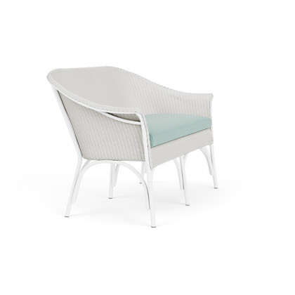 Lloyd Flanders™ All Seasons Settee - Matte White, Unearth Dew