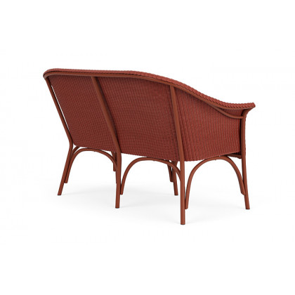 Lloyd Flanders™ All Seasons Settee - Terracotta, Canvas Natural
