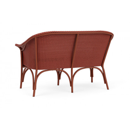 Lloyd Flanders™ All Seasons Settee - Terracotta, Canvas Natural