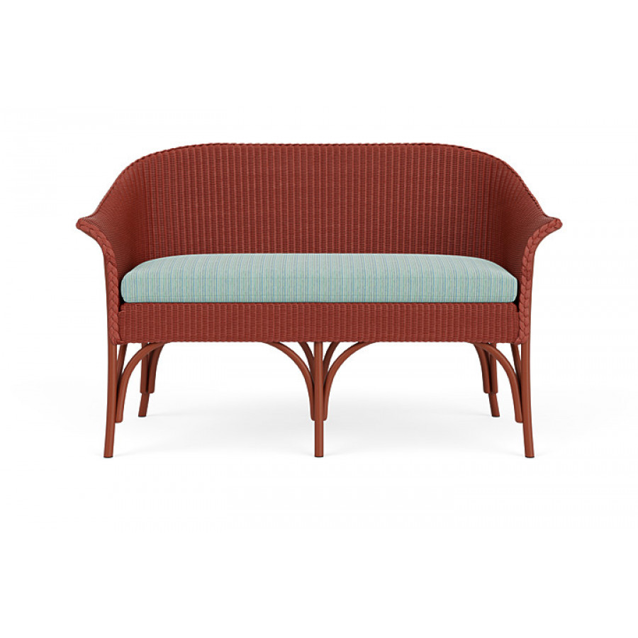 Lloyd Flanders™ All Seasons Settee - Terracotta, Unearth Dew