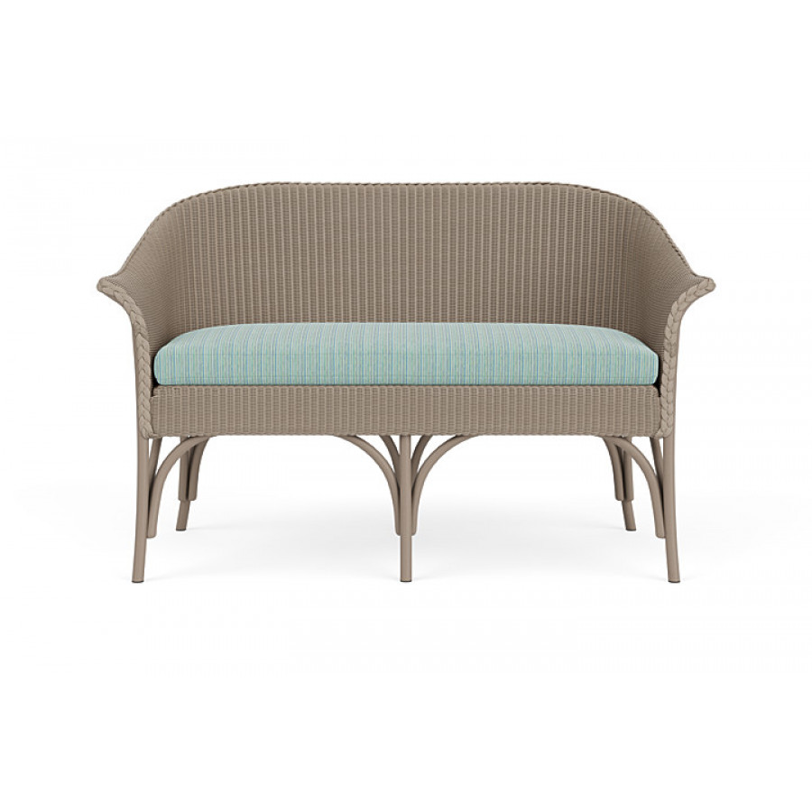 Lloyd Flanders™ All Seasons Settee - French Beige, Unearth Dew