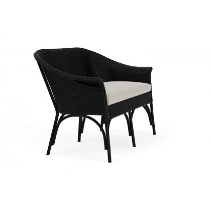 Lloyd Flanders™ All Seasons Settee - Ebony, Callen Celadon