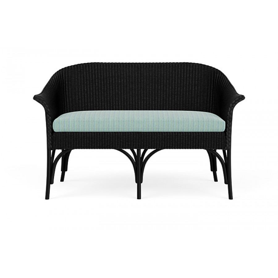 Lloyd Flanders™ All Seasons Settee - Ebony, Unearth Dew