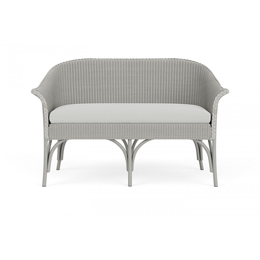 Lloyd Flanders™ All Seasons Settee - Platinum, Loveboat Mint
