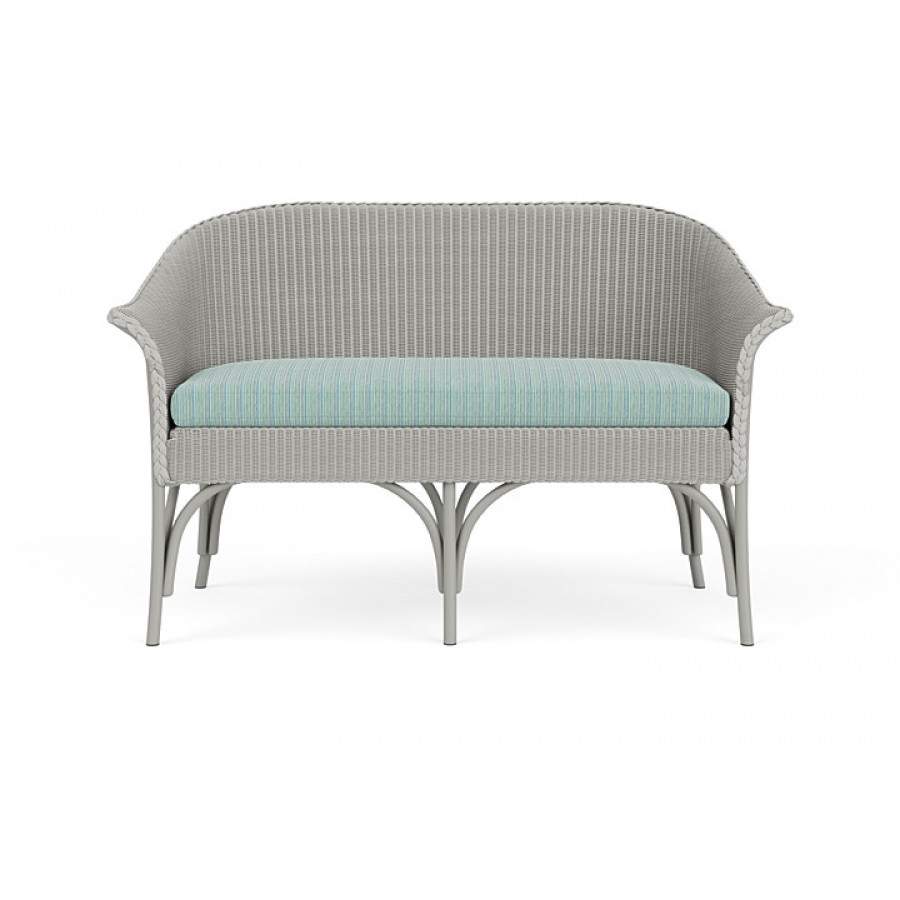 Lloyd Flanders™ All Seasons Settee - Platinum, Unearth Dew