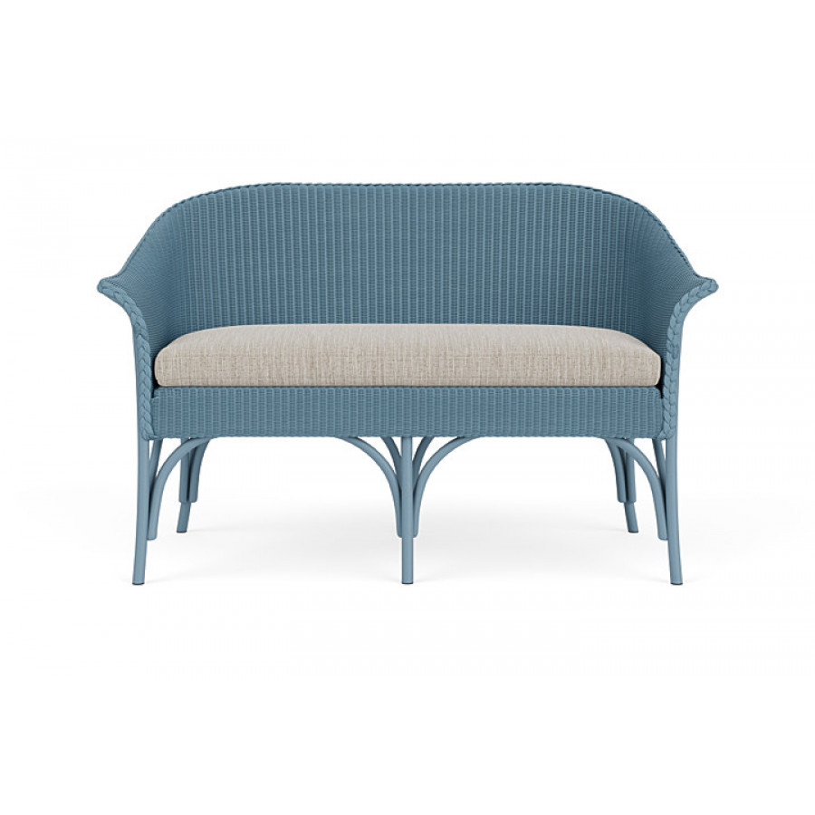 Lloyd Flanders™ All Seasons Settee - Stillwater, Callen Celadon