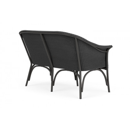 Lloyd Flanders™ All Seasons Settee - Charcoal, Canvas Natural