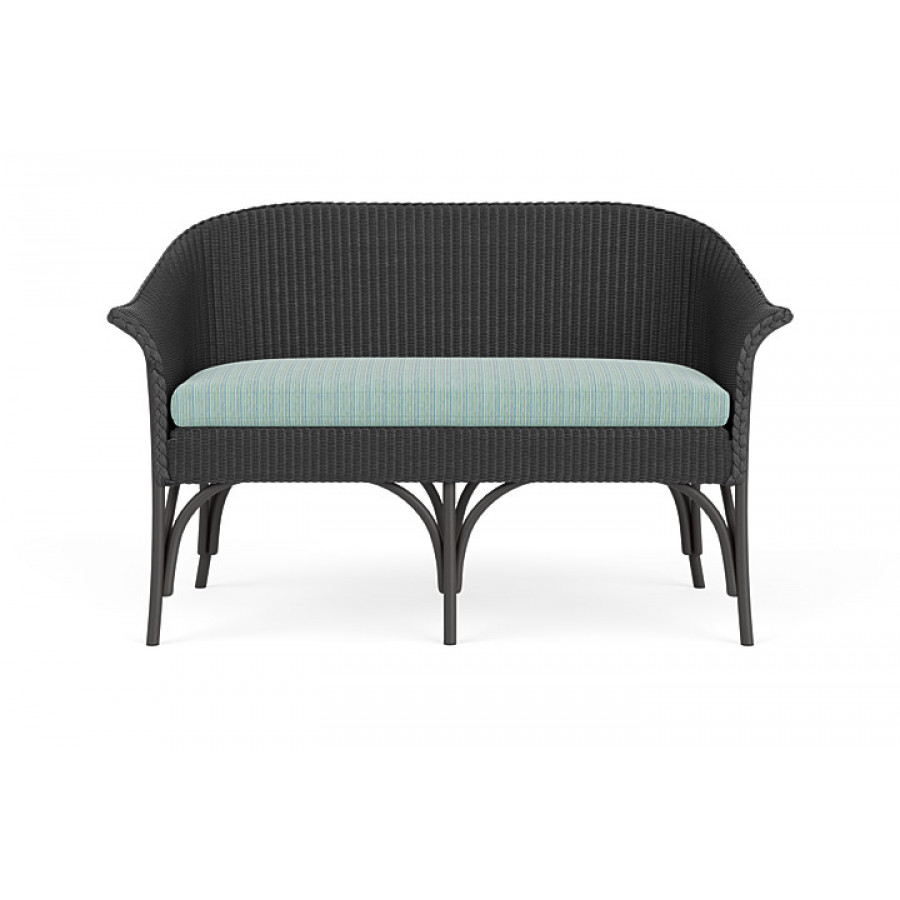 Lloyd Flanders™ All Seasons Settee - Charcoal, Unearth Dew