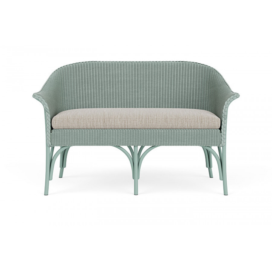 Lloyd Flanders™ All Seasons Settee - Sea Glass, Callen Celadon
