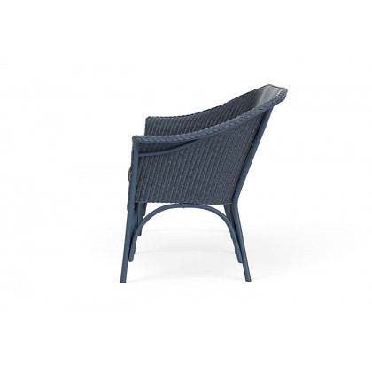 Lloyd Flanders™ All Seasons Settee - Denim Blue, Canvas Natural