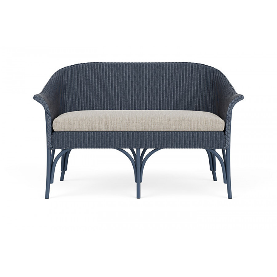 Lloyd Flanders™ All Seasons Settee - Denim Blue, Callen Celadon