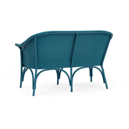 Lloyd Flanders™ All Seasons Settee - Peacock, Callen Celadon