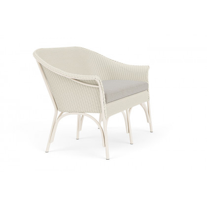 Lloyd Flanders™ All Seasons Settee - Ivory, Callen Celadon