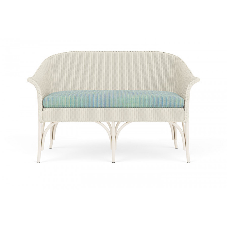 Lloyd Flanders™ All Seasons Settee - Ivory, Unearth Dew