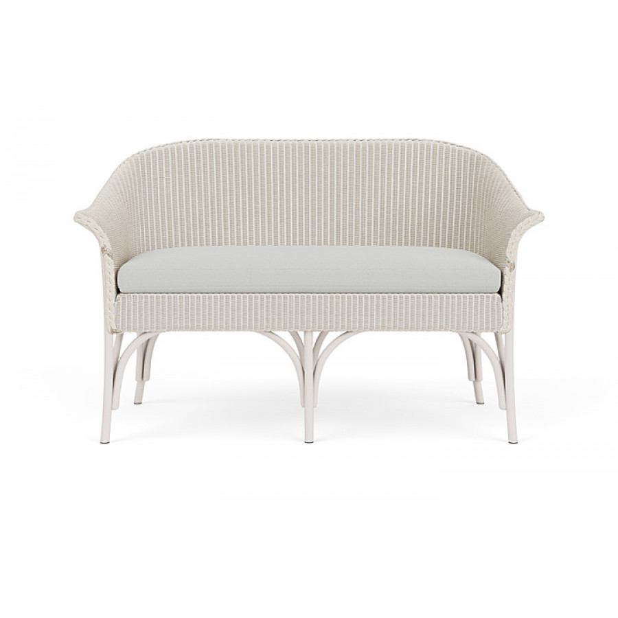 Lloyd Flanders™ All Seasons Settee - Antique White, Loveboat Mint