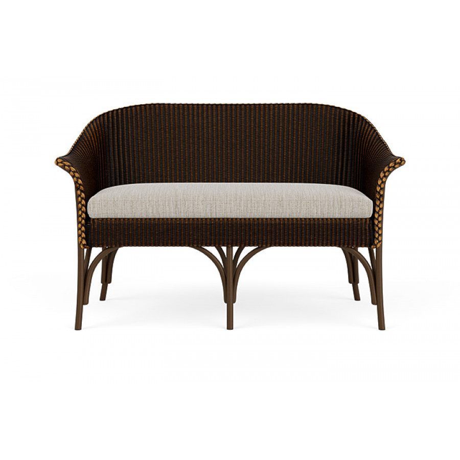 Lloyd Flanders™ All Seasons Settee - Mink, Callen Celadon