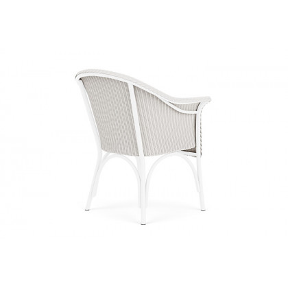 Lloyd Flanders™ All Seasons Dining Armchair with Padded Seat - White