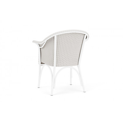 Lloyd Flanders™ All Seasons Dining Armchair with Padded Seat - White